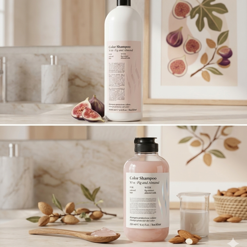 Pro Back Bar No1 - Color Shampoo Fig and Almond 250ml - Colour Protect
