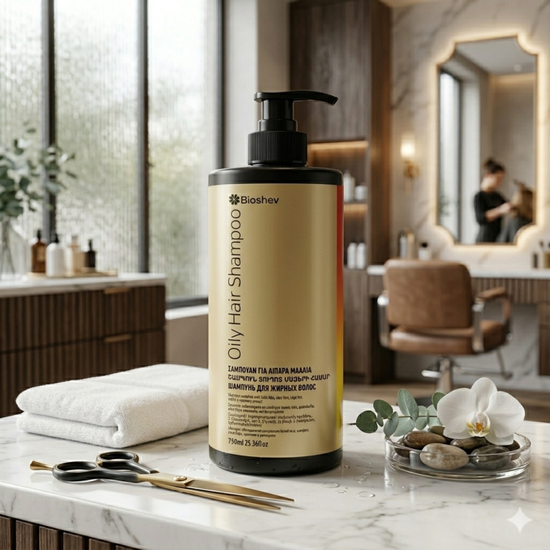 Bioshev - Σαμπουάν για Λιπαρά Μαλλιά 750ml