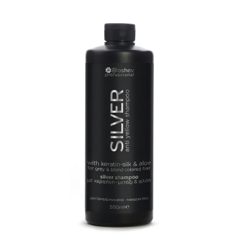 Bioshev - Silver Shampoo με Κερατίνη, Μετάξι και Αλόη 500ml