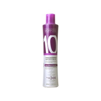 Morfose - 10 Shampoo Color Lock Εμπλουτισμένο Με Έλαιο Αργκάν & UV Φίλτρο 350ml