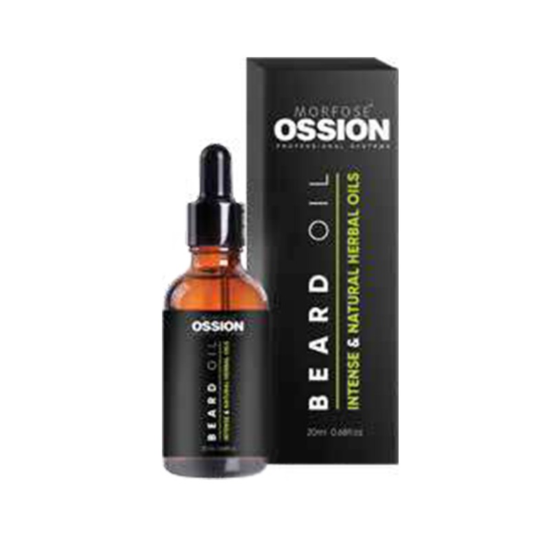 Ossion - Premium Barber Line Beard Care Oil Περιέχει Ύψιστης Ποιότητας Μείγμα Από Φυτικά Έλαια 20ml