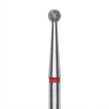 STALEKS ΕΡΓΑΛΕΙΟ ΤΡΟΧΟΥ DIAMOND NAIL D BIT ''BALL'' (RED) 2.5mm 