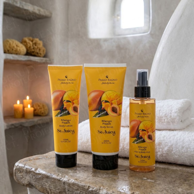 Primo Bagno - "Mango & Peach" Hair & Body Mist 150ml