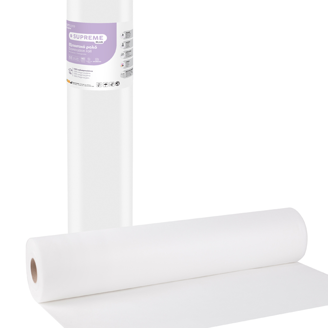 Αραχνοϋφαντο - Supreme Plus 1ply Non-woven Εξετ. ρολό 58cm x 70m - Λευκό